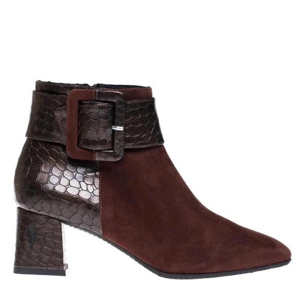 RON WHITE Women Linzi Ankle Boot In Chocolate SZ 8.5 - Picture 1 of 3